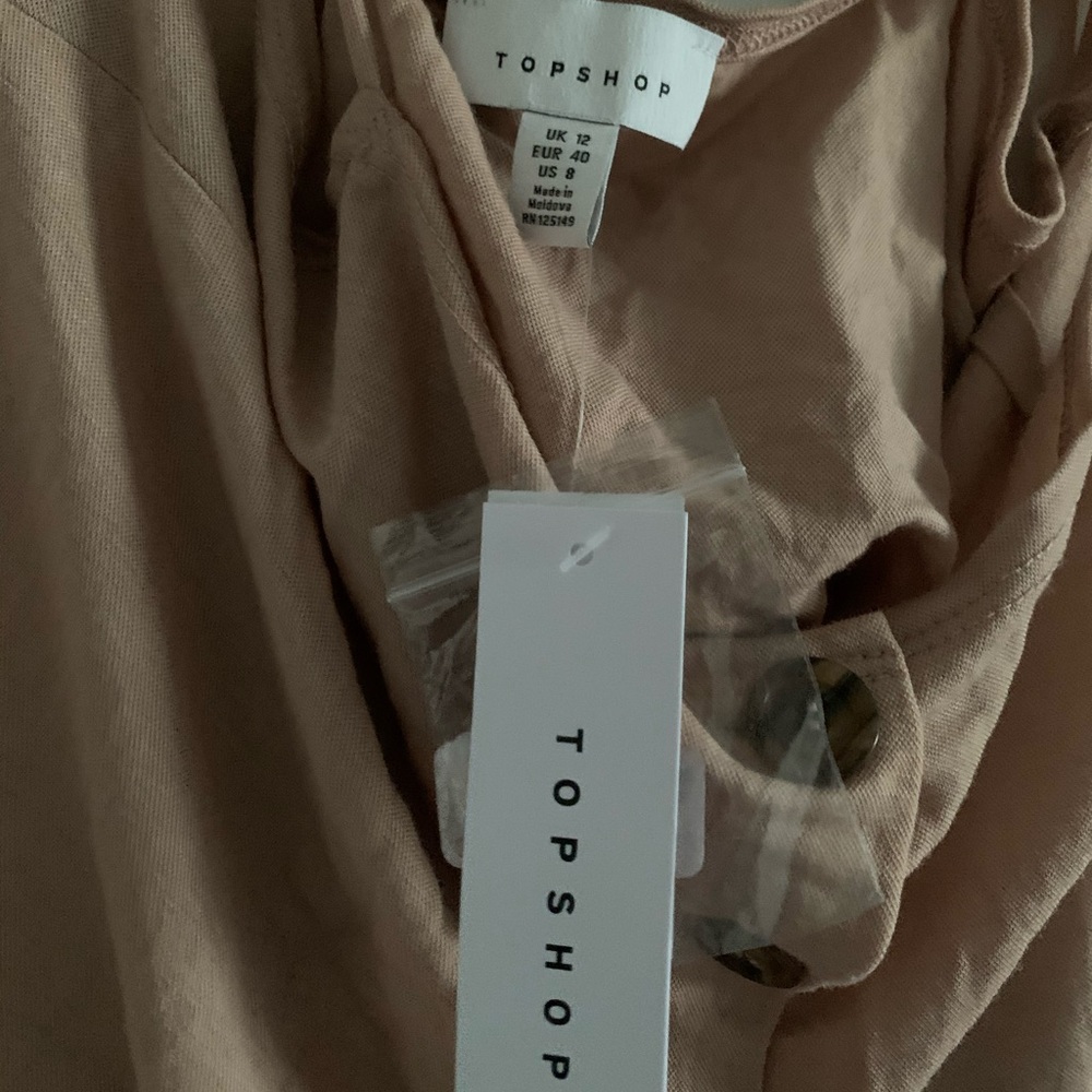 Topshop button bow back tank - Picture 7 of 7